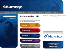 Tablet Screenshot of omegalaboratory.com